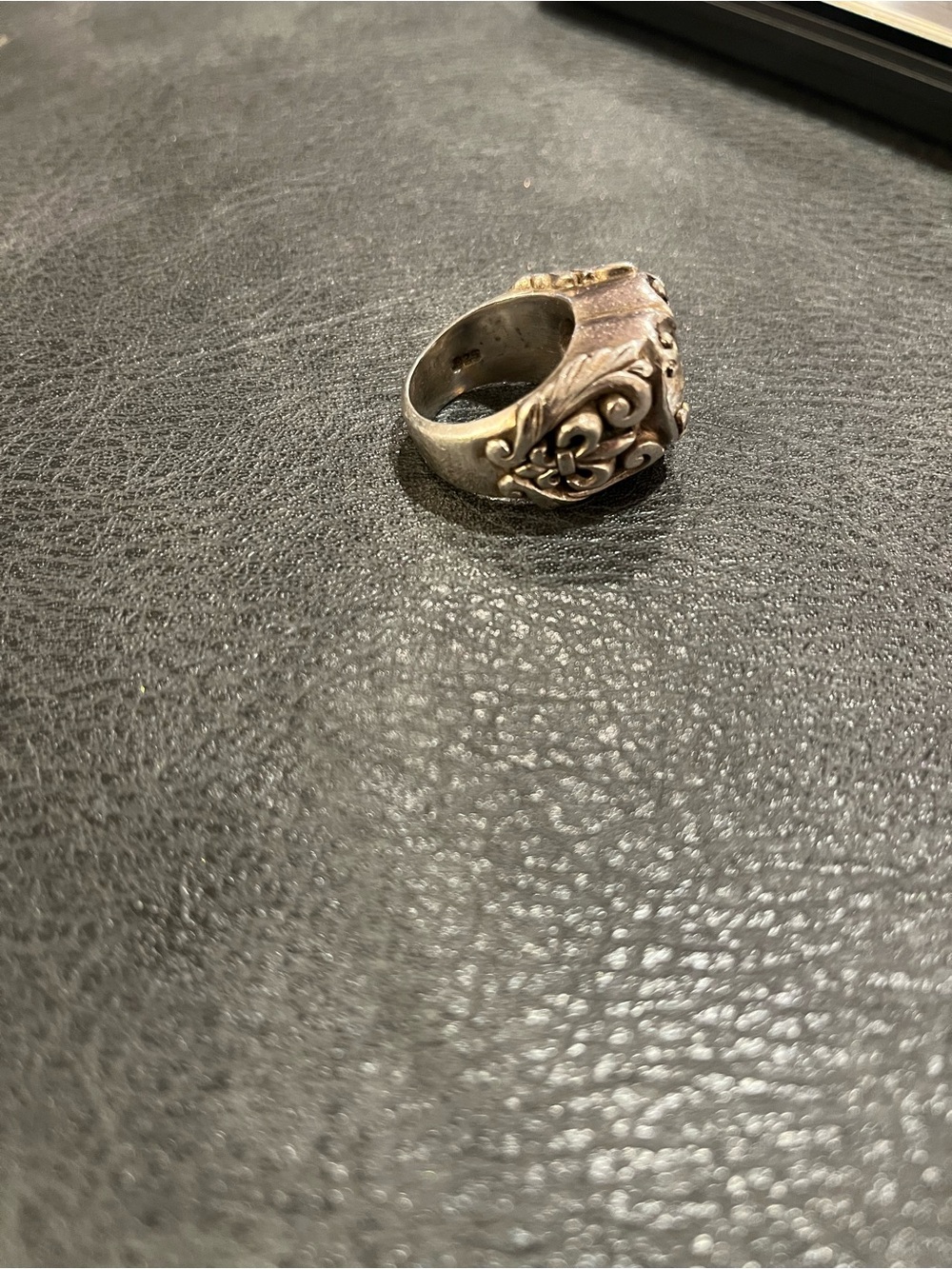 King Queen Baby Studio 925 Silver CZ Heart Ring. - Picture 8 of 13